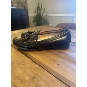 Cole Haan City Tassel Loafers Men’s Size 10.5 Mahogany Burgundy Shoes Office